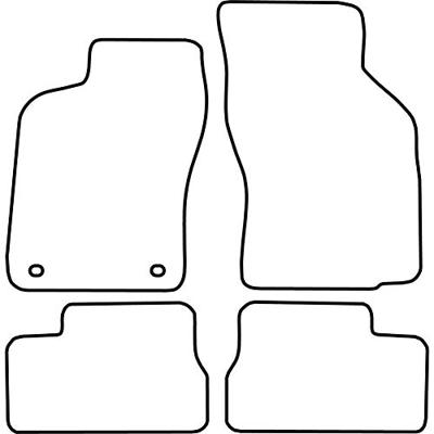 Automatten passend voor Opel Astra F 1991-1997 TMOP500