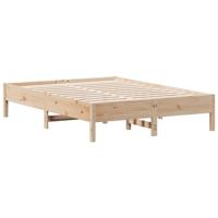 Bedframe zonder matras massief grenenhout 120x190 cm - thumbnail
