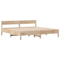 Bedframe zonder matras massief grenenhout 180x200 cm - thumbnail