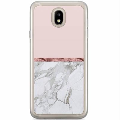Samsung Galaxy J3 2017 siliconen hoesje - Rose all day