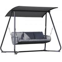Elba schommelbank 3 persoons met rope - thumbnail