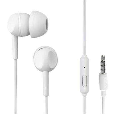 THOMSON EAR3005 W headset stereo met microfoon, siliconen, wit