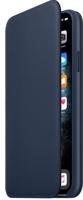Apple leather Folio case iPhone 11 Pro Max Deep Sea Blue - thumbnail