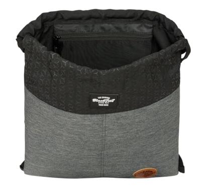 Rugtas met Koordjes BlackFit8 Old school Zwart Grijs 35 x 40 x 1 cm