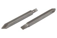 Wolfcraft Dubbelbits | Solid | PH/sleuf | L65mm | 2 stuks - 2407000 - thumbnail