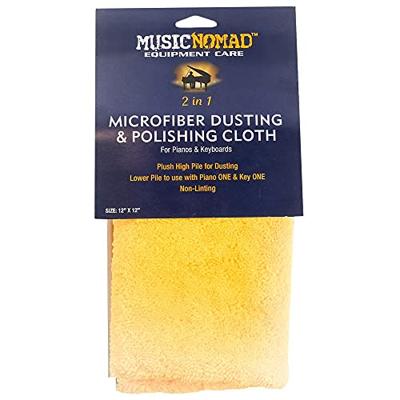 MusicNomad MN230 Microfiber Dusting & Polishing Cloth poetsdoek voor piano en keyboard