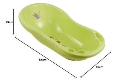 Keeeper kinderbad nijlpaard groen 84 cm | 10 stuks