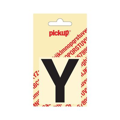 Deco letter y helvetica zwart 60 mm Pickup - Pickup