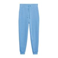 Mango high waist straight fit joggingbroek lichtblauw - thumbnail