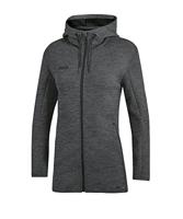 JAKO 6829D Jas Met Kap Premium Basics Dames - Antraciet Gemeleerd - 40 - thumbnail