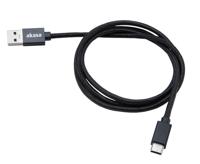 Akasa AK-CBUB44-10BK USB-kabel 1 m USB 3.2 Gen 1 (3.1 Gen 1) USB C USB A Zwart - thumbnail