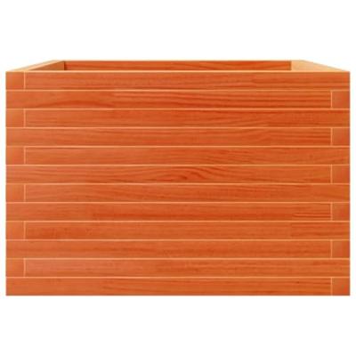 Plantenbak 70x70x45,5 cm massief grenenhout wasbruin Plantenbak 70x70x45,5 cm massief grenenhout wasbruin