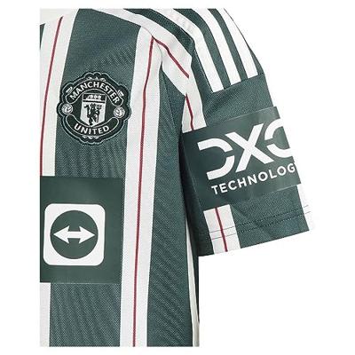 Manchester United Shirt Uit Junior 2023/2024 - Maat 128 - Kleur: Groen | Soccerfanshop