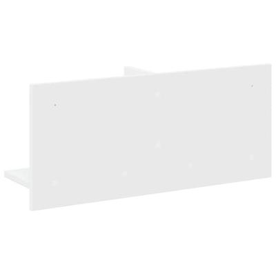 Wandkast 70x16,5x30 cm bewerkt hout wit