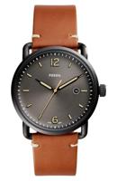 Fossil Heren Commuter Bagage bruin lederen horloge FS5276 - thumbnail
