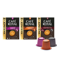 Proefpakket Café Royal koffies - 108 koffiecups - thumbnail