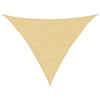 VidaXL Zonnezeil 5x5x6 m 100% polyester oxford zandkleurig - thumbnail