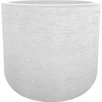 EDA PLASTIQUE - Ronde pot 40 cm Graphit'Up - 32,5 L - Gekalkt wit - thumbnail