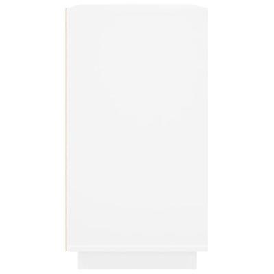 Dressoir 80x34x75 cm bewerkt hout wit