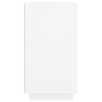 Dressoir 80x34x75 cm bewerkt hout wit - thumbnail