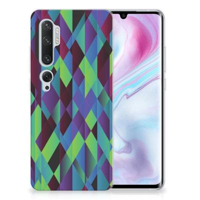 Xiaomi Mi Note 10 Pro | TPU Hoesje | Abstract Green Blue
