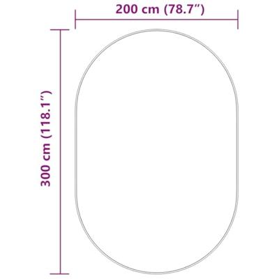 Hoogpolig vloerkleed NAVARRA 300x200 cm polyester crmekleurig Hoogpolig vloerkleed NAVARRA 300x200 cm polyester crmekleurig