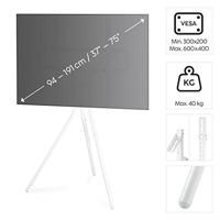 Hama TV-Standaard Schildersezel voor Beeldscherm Wit - thumbnail
