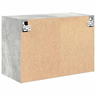 VidaXL Garagewandkasten 2 st bewerkt hout betongrijs VidaXL Garagewandkasten 2 st bewerkt hout betongrijs