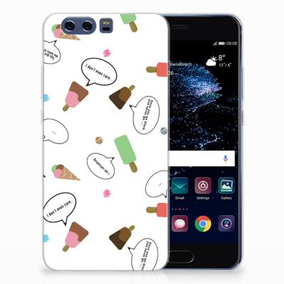 Huawei P10 Plus Siliconen Case IJsjes Huawei P10 Plus Siliconen Case IJsjes