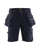 Blåkläder Short 4-weg stretch X1900 19881644 | Donker marineblauw/Zwart | Maat 46 - 7330509687642 - thumbnail