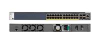 NETGEAR ProSAFE Managed Switch - GSM4328PB - Stackable platform met 24 PoE+ poorten + 2 x SFP+ en 2 x 10GBASE-T poorten (1000W PSU) - thumbnail