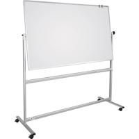 Dahle Mobiel whiteboard (b x h) 1800 mm x 1200 mm Wit Gelakt Draaibaar, Aan beide zijden te gebruiken, Incl. opbergbakje, Incl. wielen - thumbnail