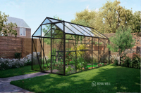 Royal Well Kate IV aluminium tuinkas 192x375 cm zwart- - Veiligheidsglas- Royal Well - thumbnail