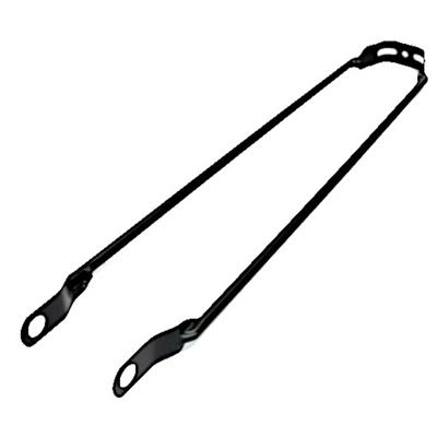 spatbordstang 28 mat zwart