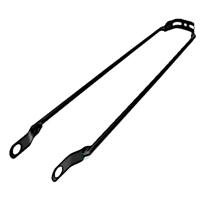 spatbordstang 28 mat zwart - thumbnail