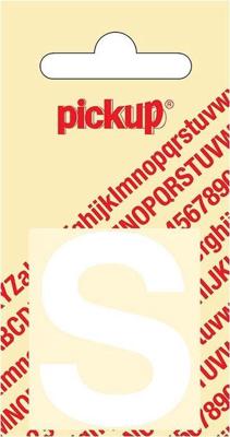 Plakletter Helvetica 40 mm Sticker witte letter s Pickup - Pickup Plakletter Helvetica 40 mm Sticker witte letter s Pickup - Pickup