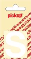 Plakletter Helvetica 40 mm Sticker witte letter s Pickup - Pickup - thumbnail