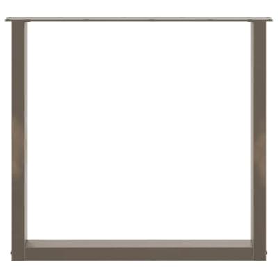 Salontafelpoten 3 st U-vormig 90x(72-73) cm staal naturel Salontafelpoten 3 st U-vormig 90x(72-73) cm staal naturel