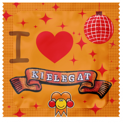 Carnavals condooms Kielegat + GRATIS embleem Carnavals condooms Kielegat + GRATIS embleem