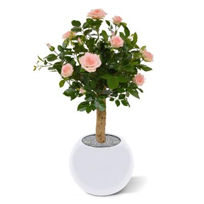 Kunstroos op stam 75cm - roze