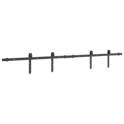 VidaXL Ophangset voor schuifdeur 152 cm koolstofstaal