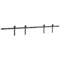 VidaXL Ophangset voor schuifdeur 152 cm koolstofstaal - thumbnail