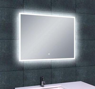Quatro spiegel rechthoek met LED, dimbaar en spiegelverwarming 80 x 60 cm Quatro spiegel rechthoek met LED, dimbaar en spiegelverwarming 80 x 60 cm
