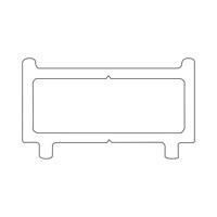 Sealskin Contour Verbredingsprofiel 1 cm Breed & 200 cm Hoog Goud Geborsteld - thumbnail