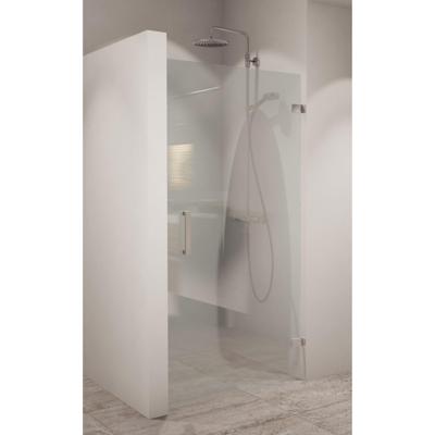 Boss & Wessing Douchedeur BWS Portos Draaideur Profielloos NANO Coating Geborsteld Messing Goud - 60x200 Boss & Wessing Douchedeur BWS Portos Draaideur Profielloos NANO Coating Geborsteld Messing Goud - 60x200