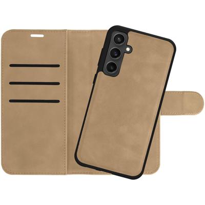Just in Case Wallet Case 2 in 1 voor Samsung A35 Telefoonhoesje Bruin Just in Case Wallet Case 2 in 1 voor Samsung A35 Telefoonhoesje Bruin