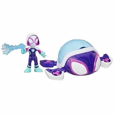 Ghost-Spider Water-Webs-figuur en voertuig, Marvel Spidey en zijn geweldige vrienden, vanaf 4 jaar