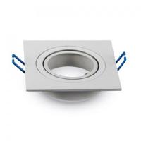 V-Tac Inbouw spot verstelbaar 50mm vierkant wit 5013354 - thumbnail