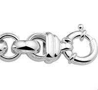 TFT Armband Zilver Jasseron 16 mm 21 cm - thumbnail