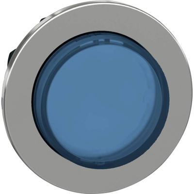 Schneider Electric ZB4FW163 ZB4FW163 Plat, Terugstelbaar (Ø) 30.5 mm Zonder markering Chroom, Blauw 1 stuk(s)